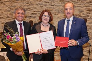Drin Christine Teuschler bei der Verleihung des Fred Sinowatz Bildungspreises 2025