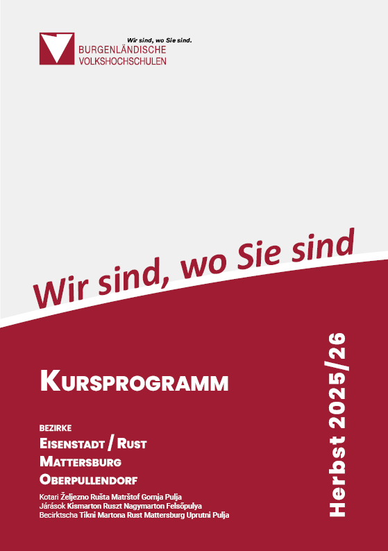 Cover Programm Eisenstadt, Mattersburg, Oberpullendorf Herbst 2025