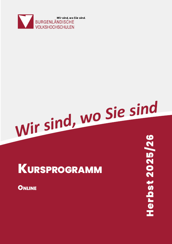 Cover Herbstprogramm Onlinekurse