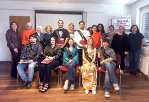 Die Absolvent*innen des Pflichtschulabschlusslehrgangs, Gruppenfoto