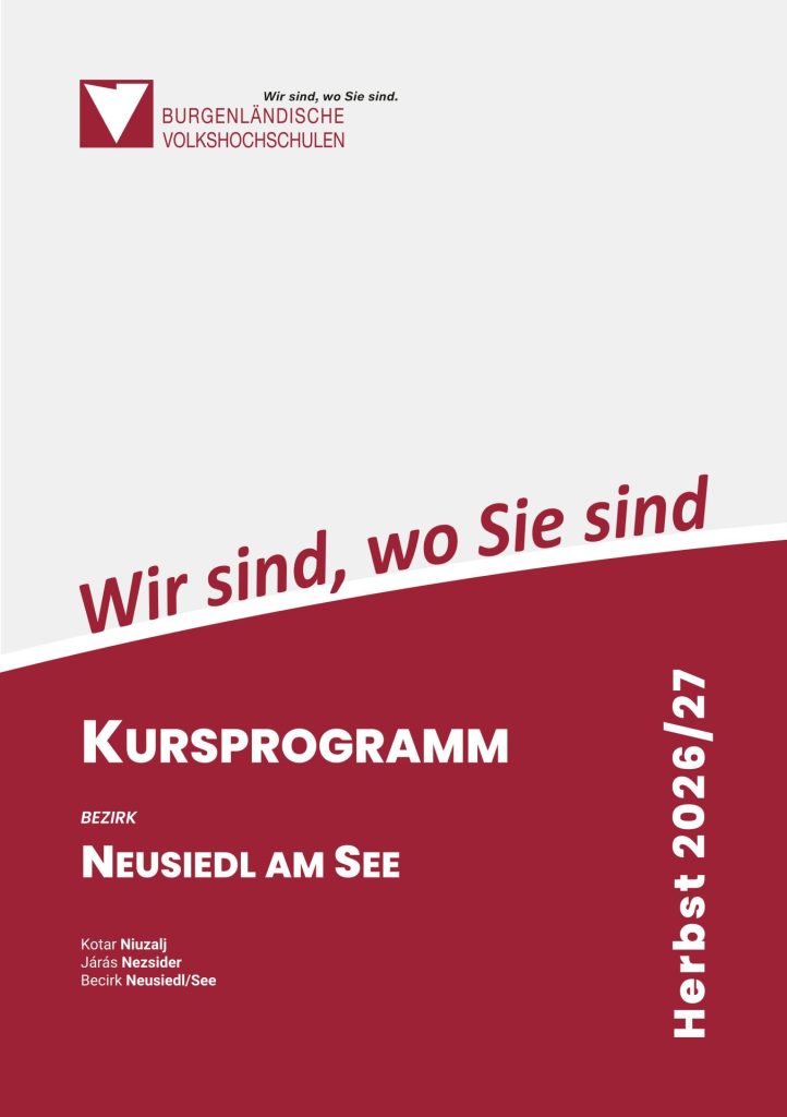 Cover Programm Neusiedl Herbst 2026/2027