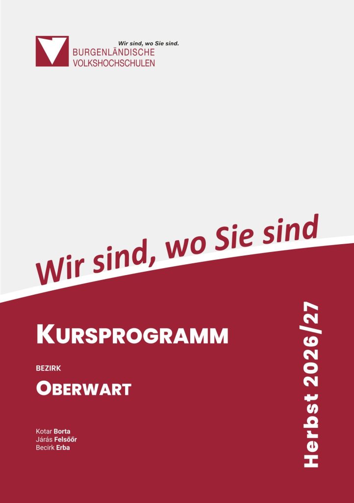 Cover Kursprogramm Oberwart